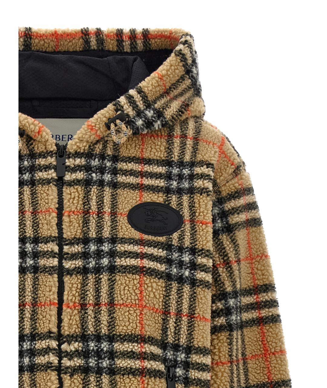 BURBERRY Бежевая шерстяная куртка, фото 3