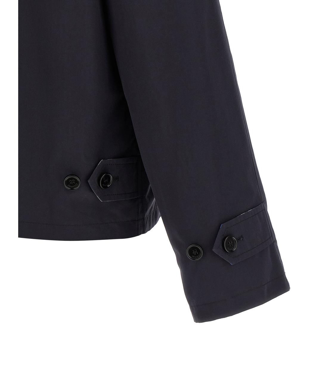 BURBERRY Синяя хлопковая куртка, фото 6