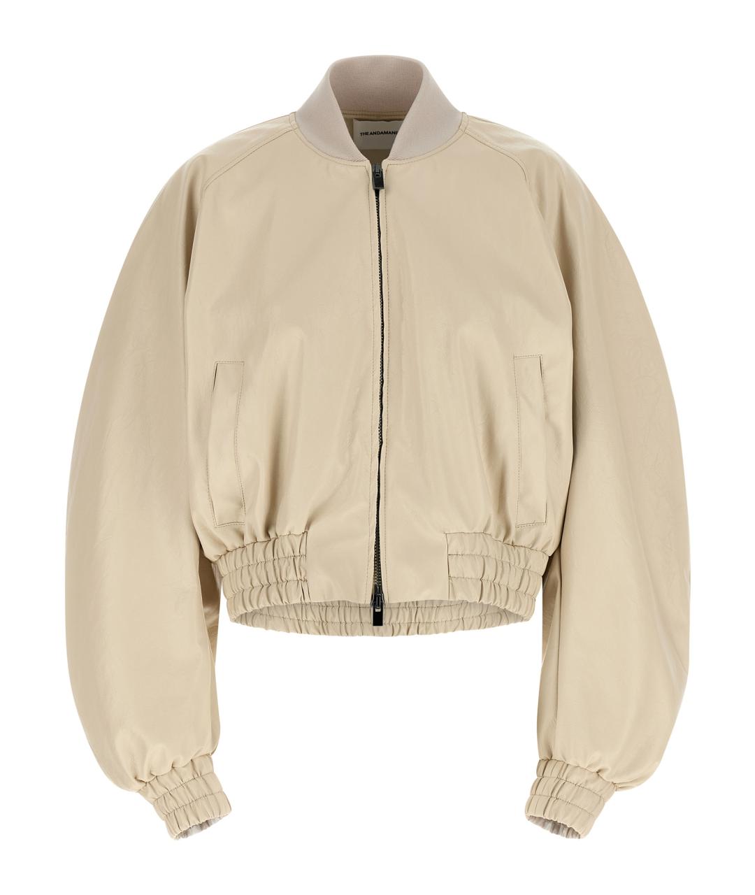 THE ANDAMANE Бежевая хлопковая куртка, фото 1