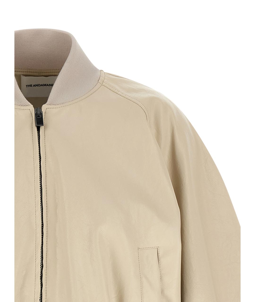 THE ANDAMANE Бежевая хлопковая куртка, фото 3