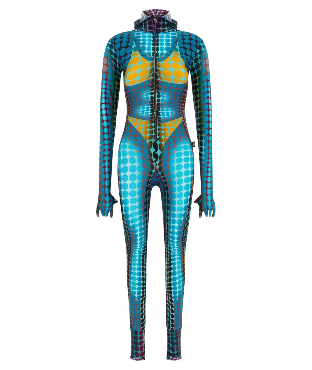 JEAN PAUL GAULTIER Мульти полиамидовый комбинезон, фото 1