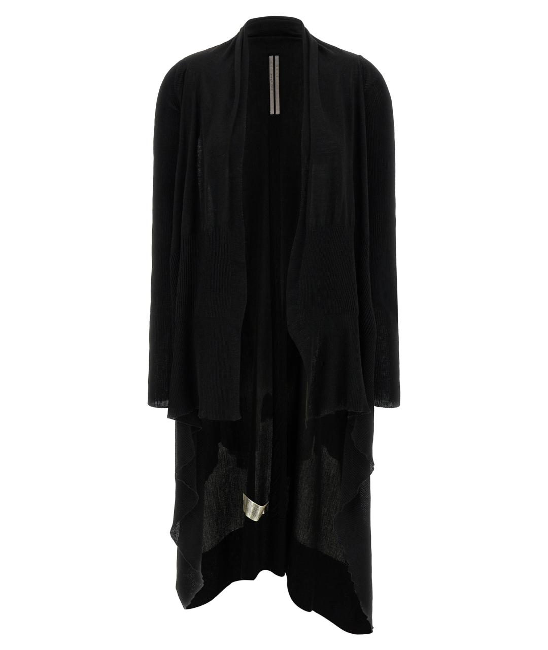 RICK OWENS Черный шерстяной кардиган, фото 1