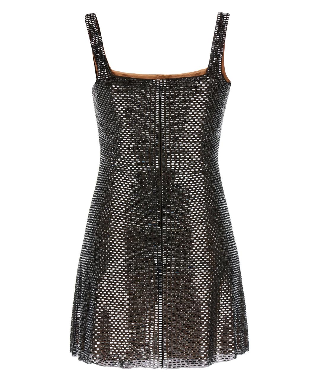 SELF-PORTRAIT Серое полиэстеровое платье, фото 2