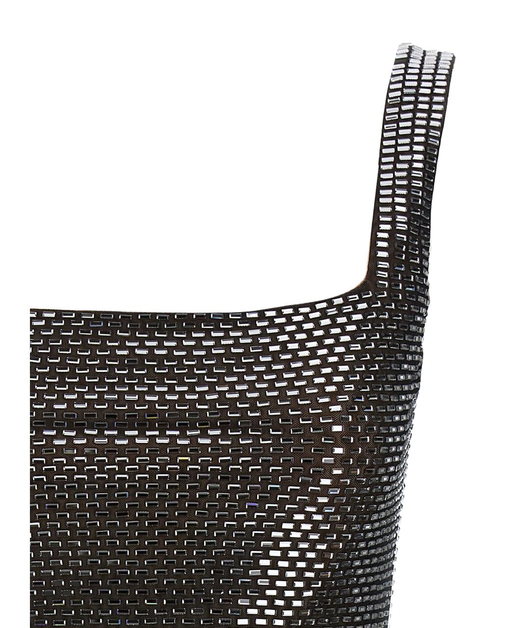 SELF-PORTRAIT Серое полиэстеровое платье, фото 3