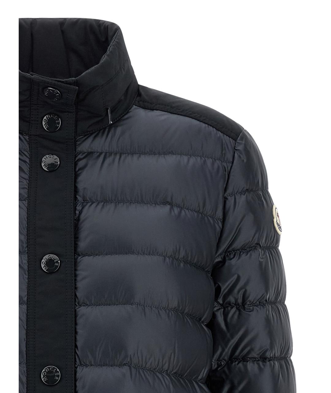 MONCLER Синий полиамидовый пуховик, фото 3