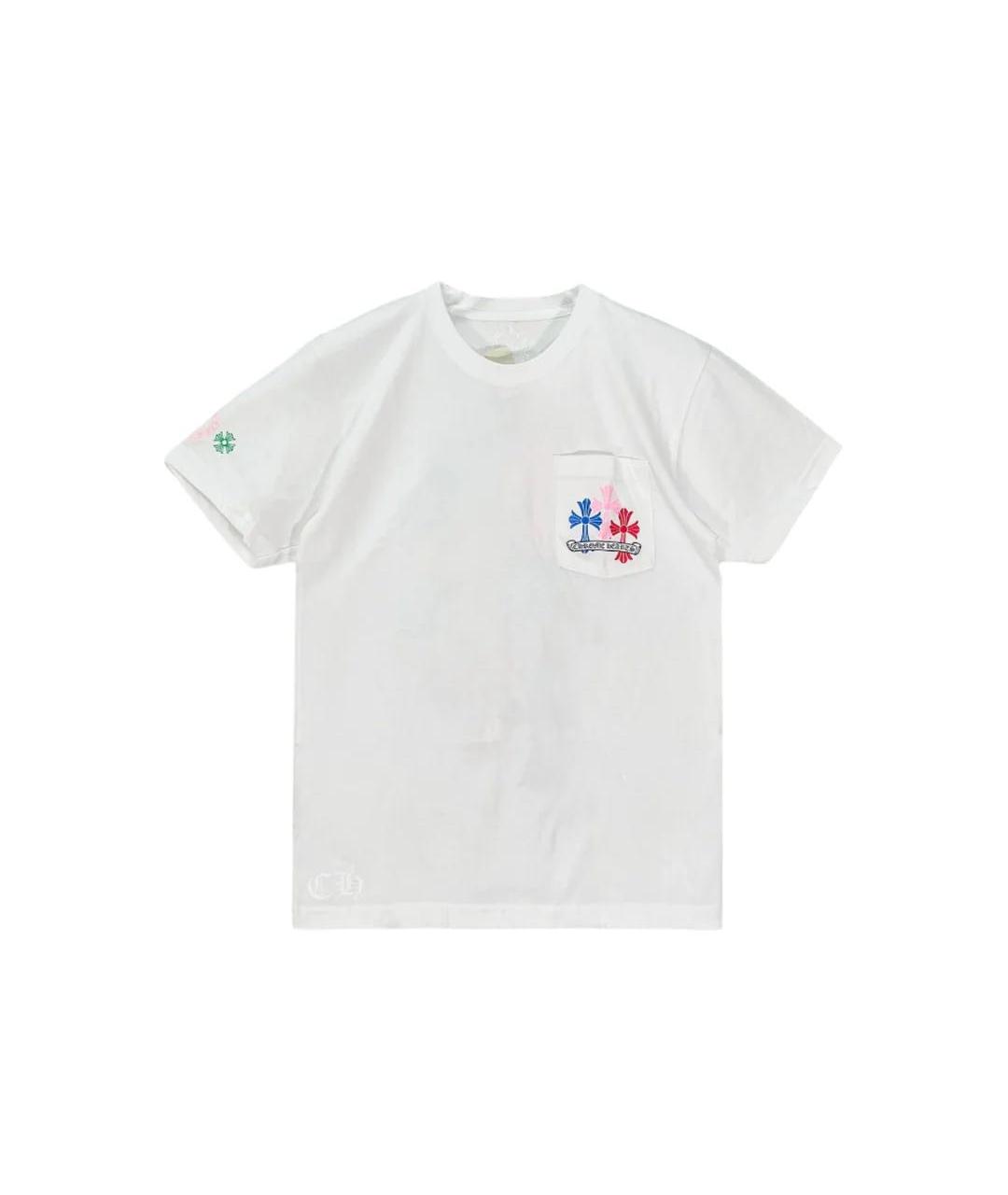 CHROME HEARTS Белая хлопковая футболка, фото 2