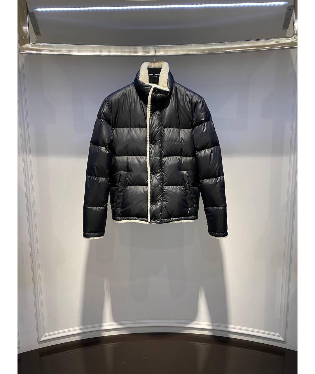 SAINT LAURENT Черная полиамидовая куртка, фото 2