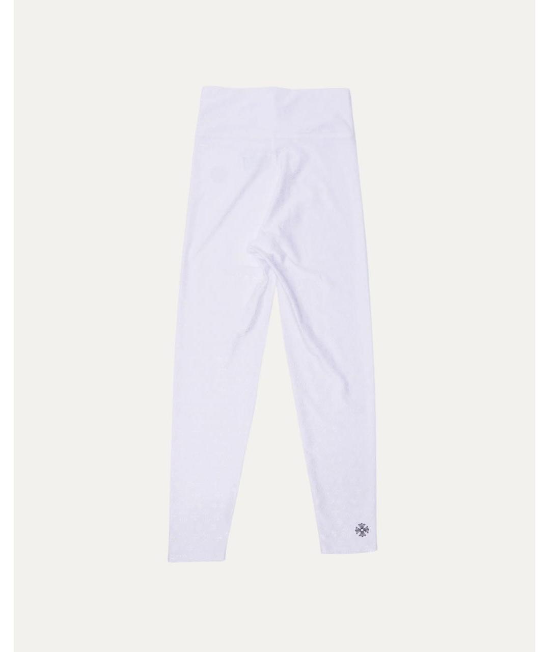 CHROME HEARTS Белые полиамидовые леггинсы и велосипедки, фото 2