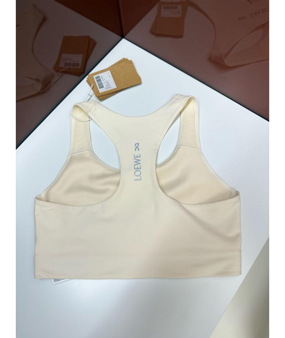 LOEWE Белая полиэстеровая майка, фото 2