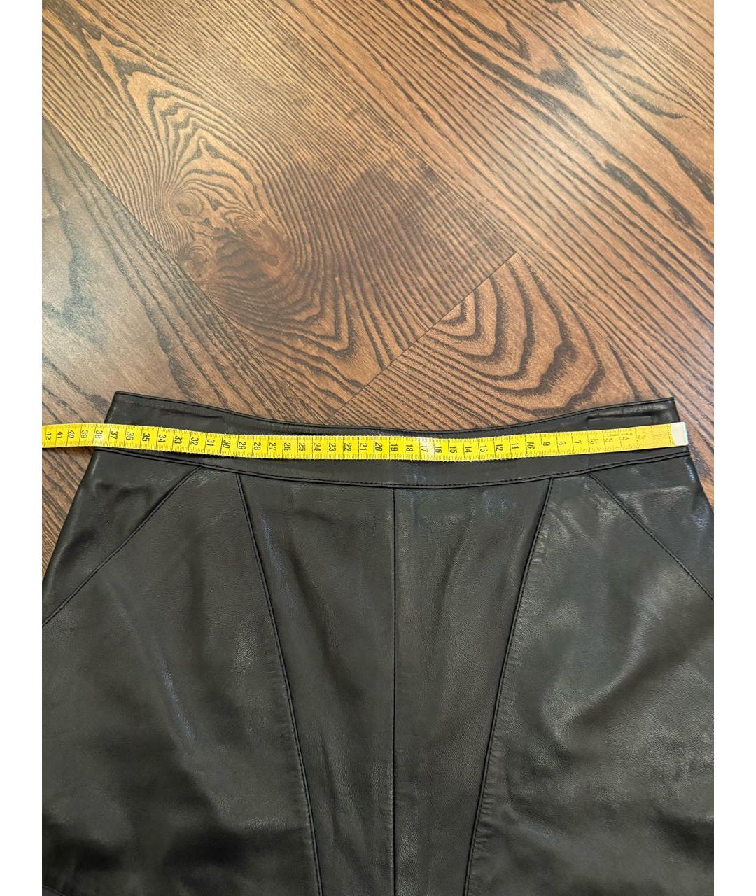 GIVENCHY Черные кожаные шорты, фото 7