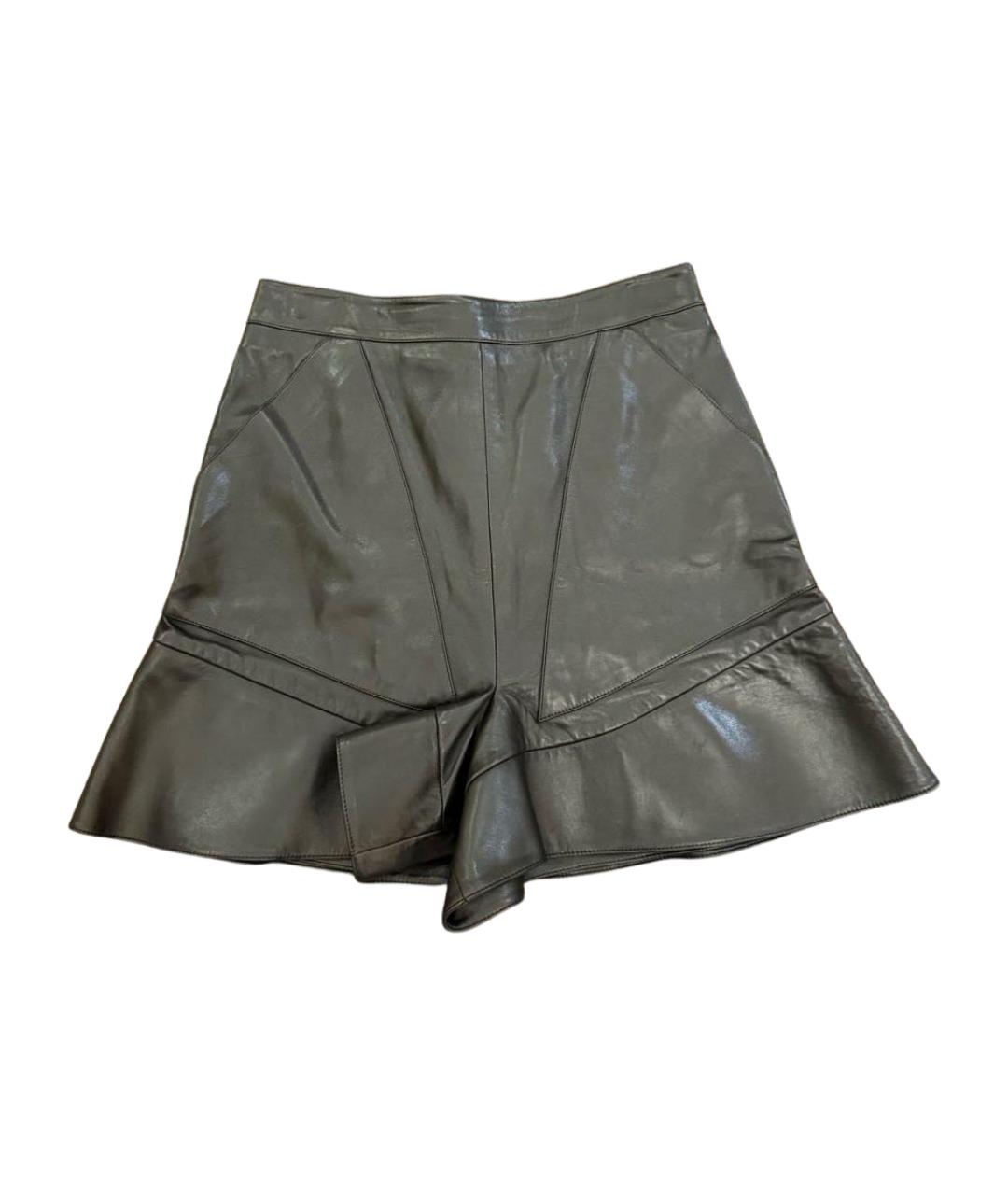 GIVENCHY Черные кожаные шорты, фото 1