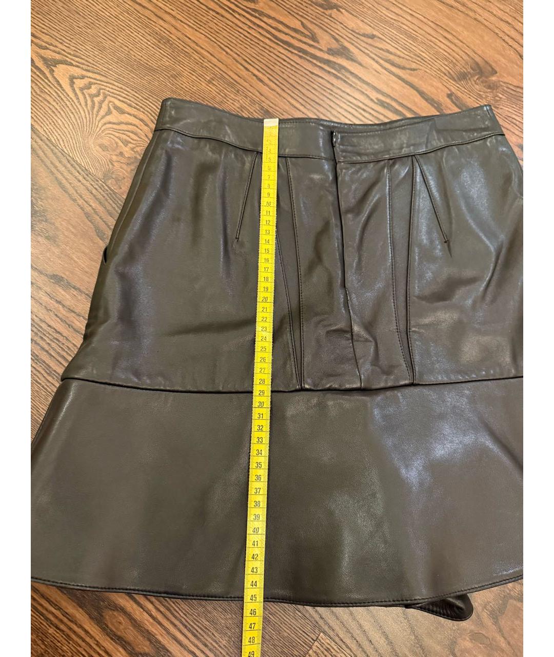GIVENCHY Черные кожаные шорты, фото 5