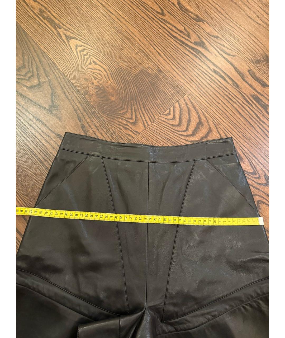 GIVENCHY Черные кожаные шорты, фото 6