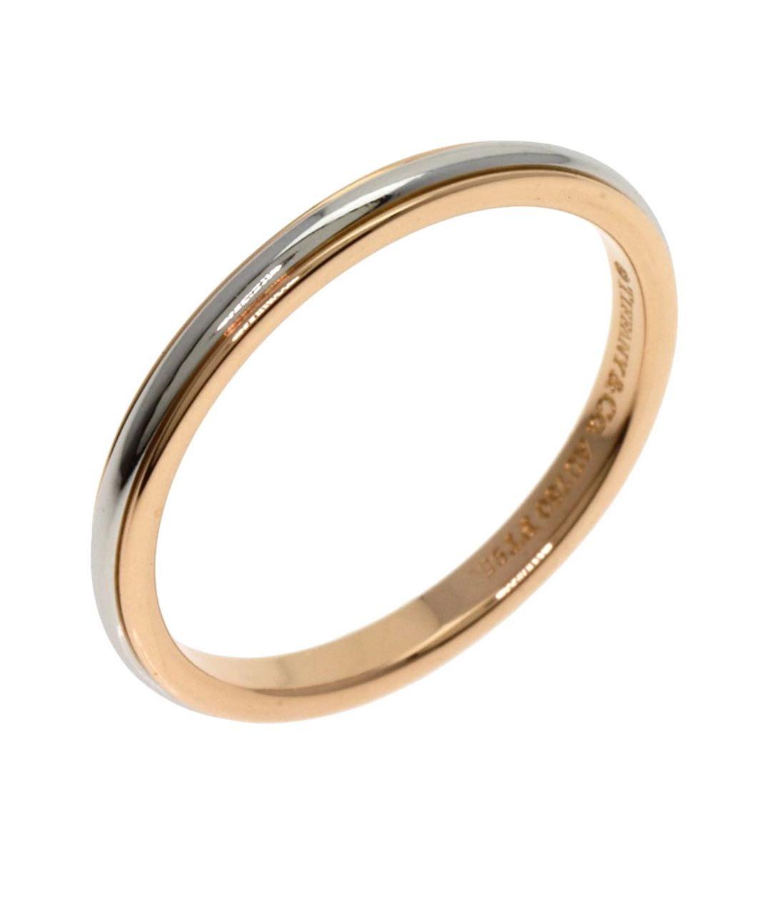 TIFFANY&CO Золотое платиновое кольцо, фото 2
