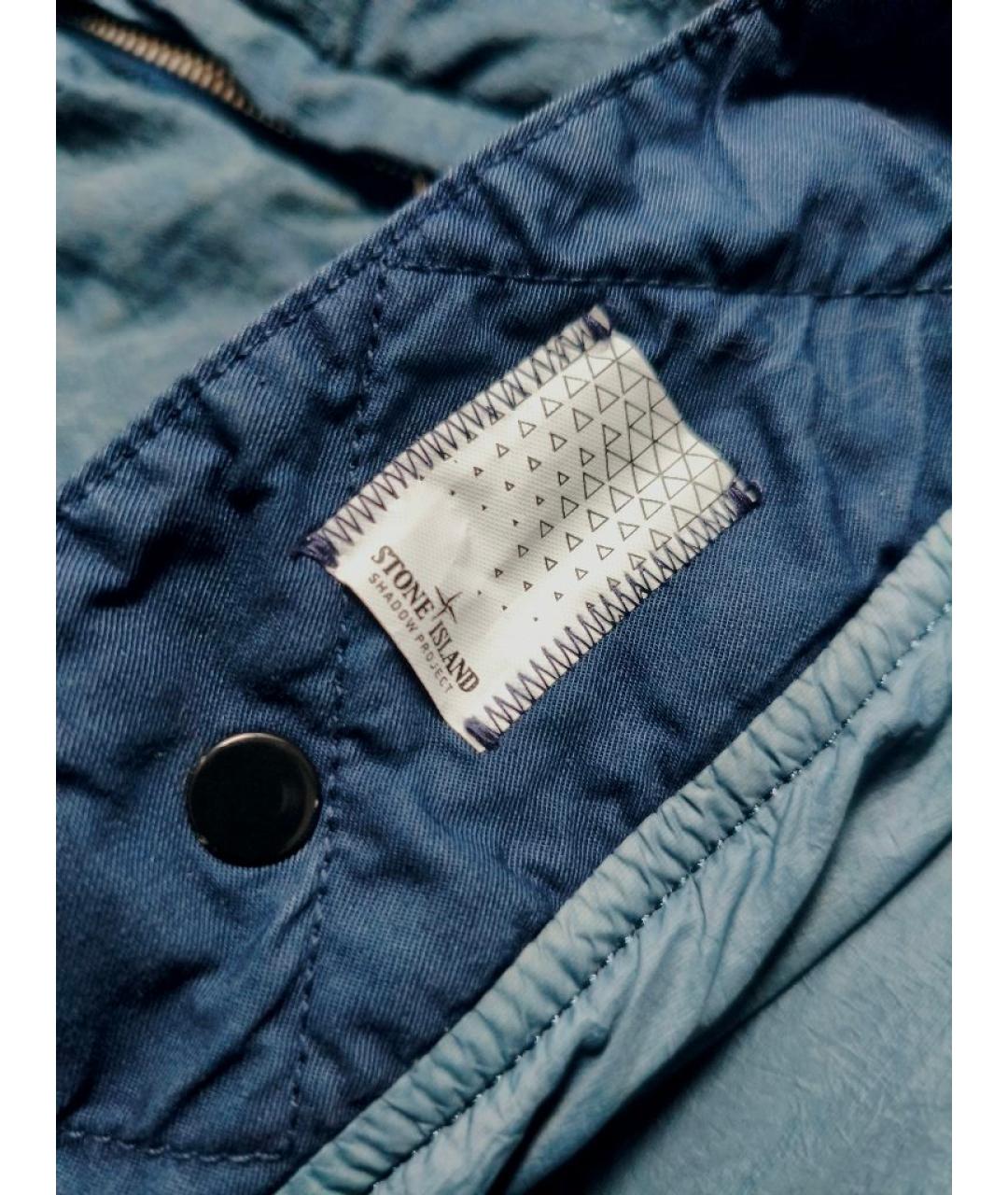 STONE ISLAND SHADOW PROJECT Темно-синяя полиамидовая куртка, фото 7