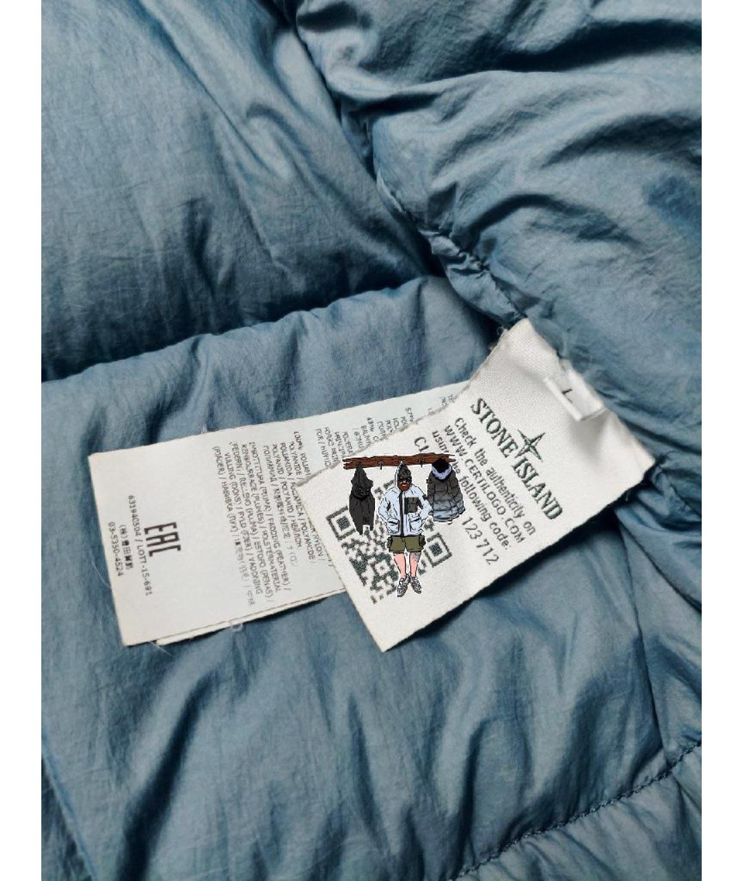 STONE ISLAND SHADOW PROJECT Темно-синяя полиамидовая куртка, фото 8