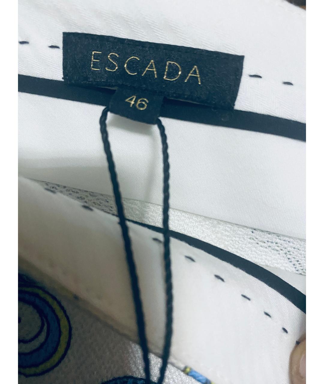 ESCADA Голубой вискозный костюм с брюками, фото 3