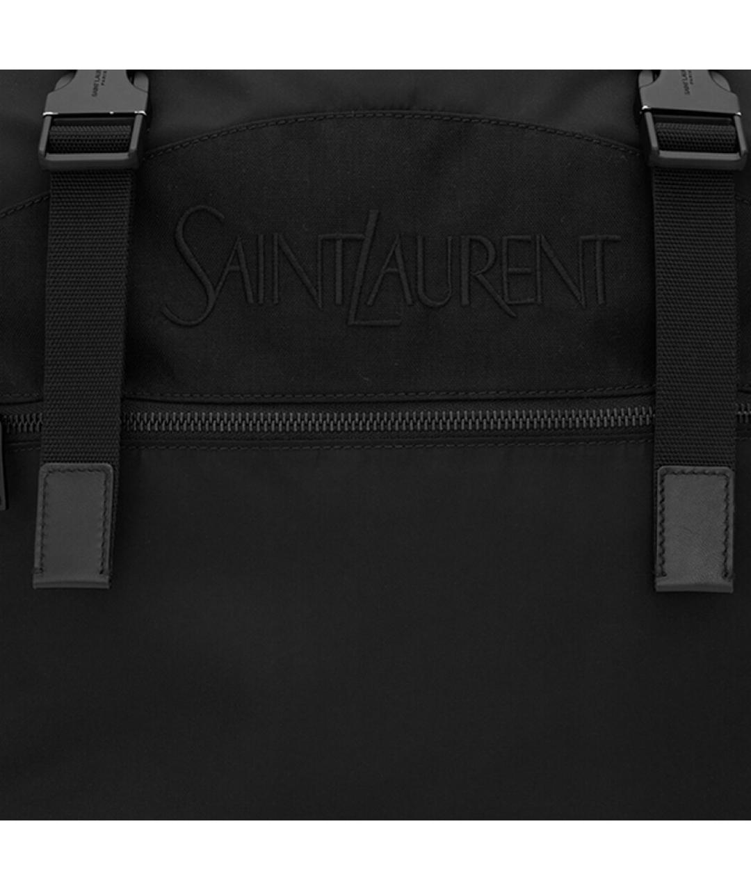 SAINT LAURENT Черный рюкзак, фото 5