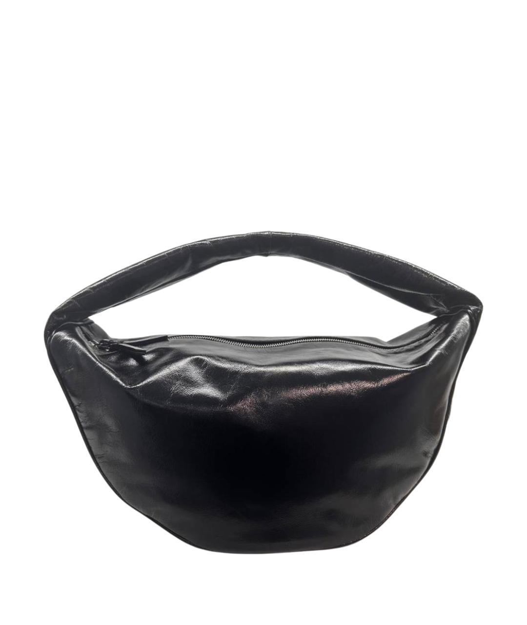 BY FAR Черная кожаная сумка с короткими ручками, фото 1