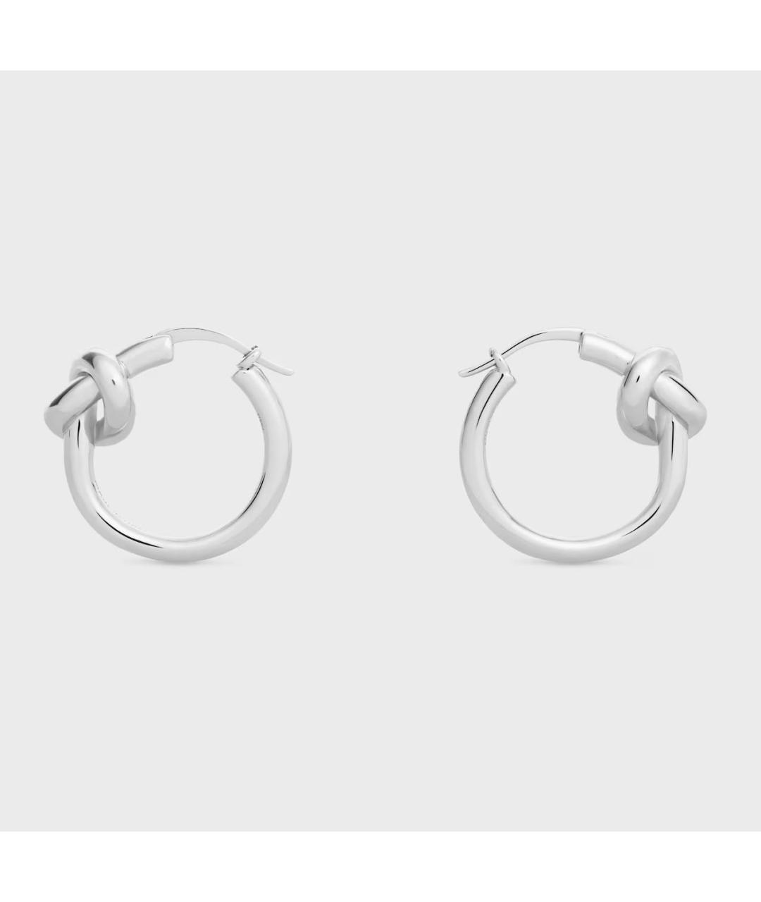 CELINE Серебряные латунные серьги, фото 2