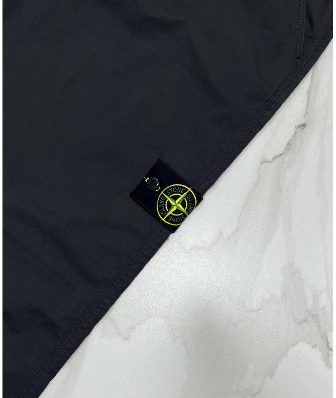 STONE ISLAND Серые повседневные брюки, фото 3