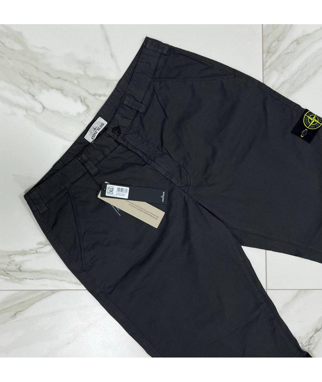 STONE ISLAND Серые повседневные брюки, фото 2