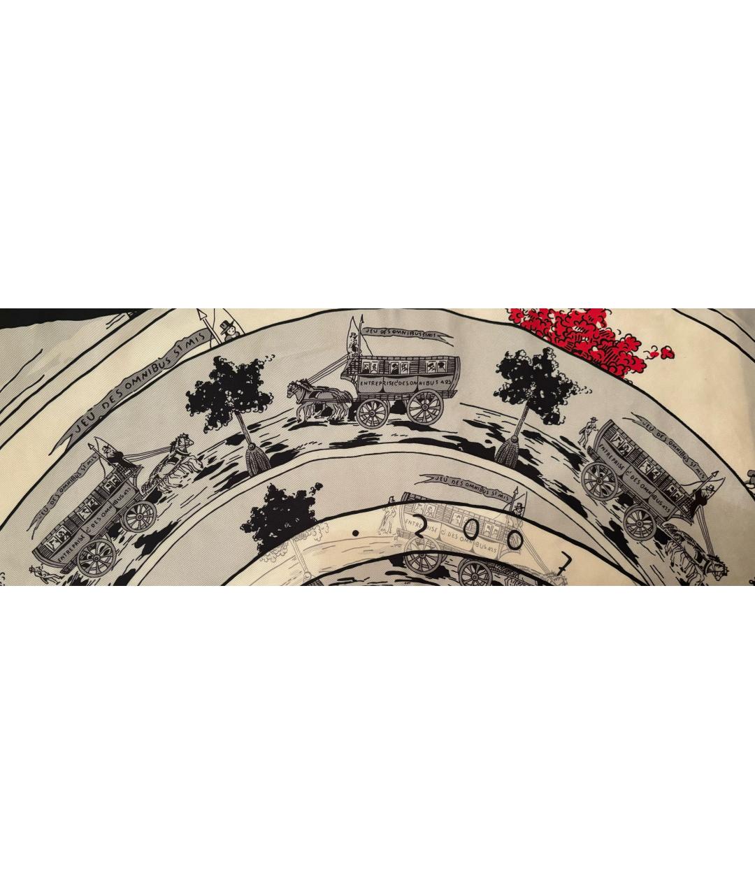 HERMES Мульти шелковый платок, фото 7