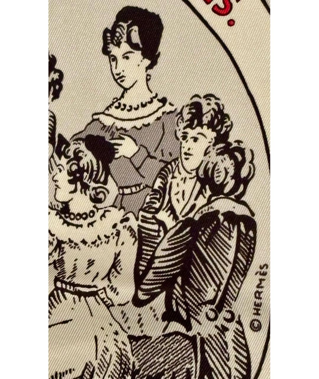 HERMES Мульти шелковый платок, фото 8