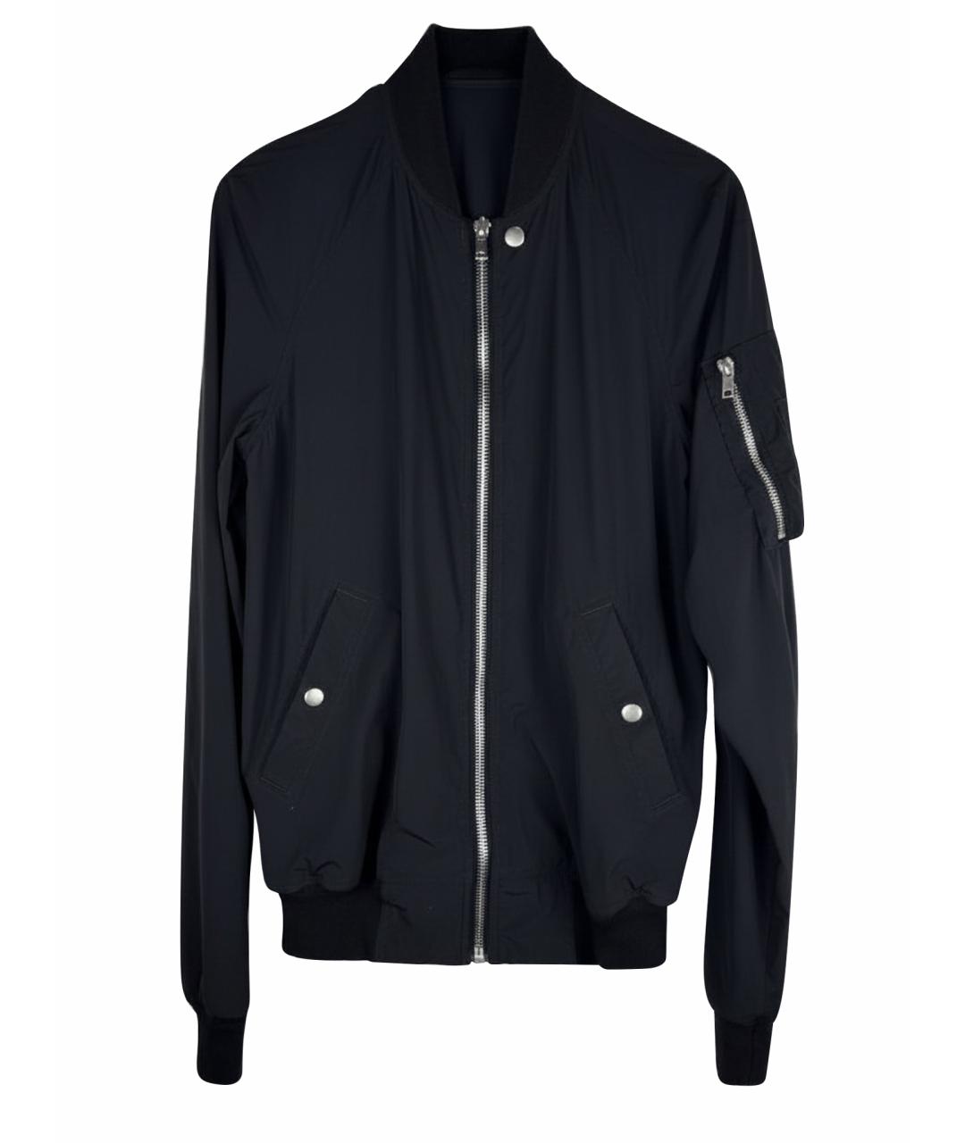 RICK OWENS Черная хлопковая куртка, фото 1