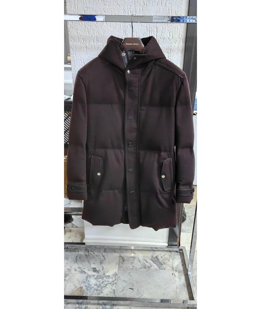 MASSIMO SFORZA Коричневая кашемировая куртка, фото 5