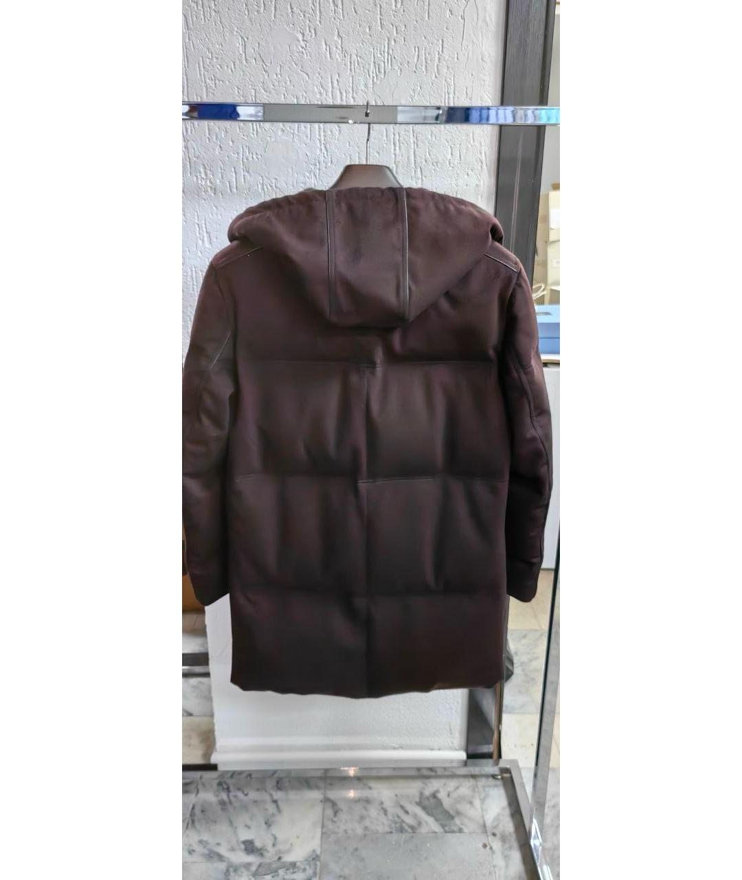 MASSIMO SFORZA Коричневая кашемировая куртка, фото 4