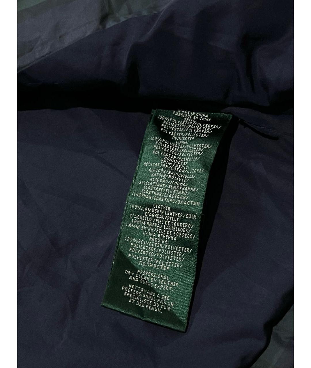 RALPH LAUREN Темно-синяя полиамидовая куртка, фото 6