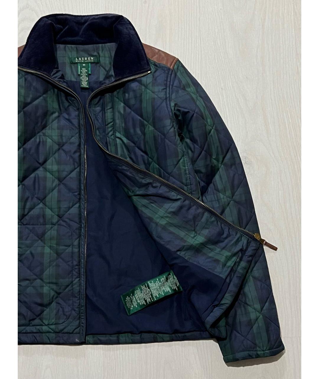 RALPH LAUREN Темно-синяя полиамидовая куртка, фото 4