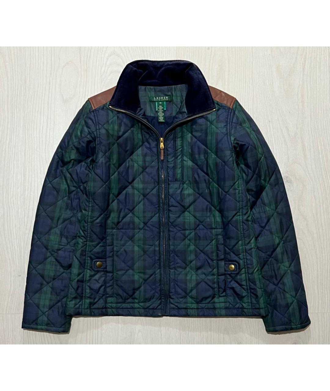 RALPH LAUREN Темно-синяя полиамидовая куртка, фото 8