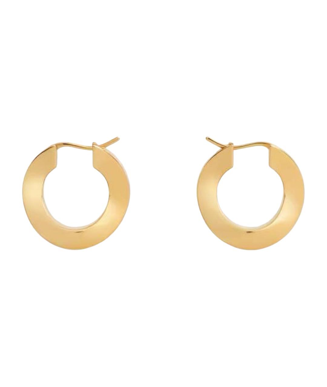 CELINE Золотые латунные серьги, фото 1