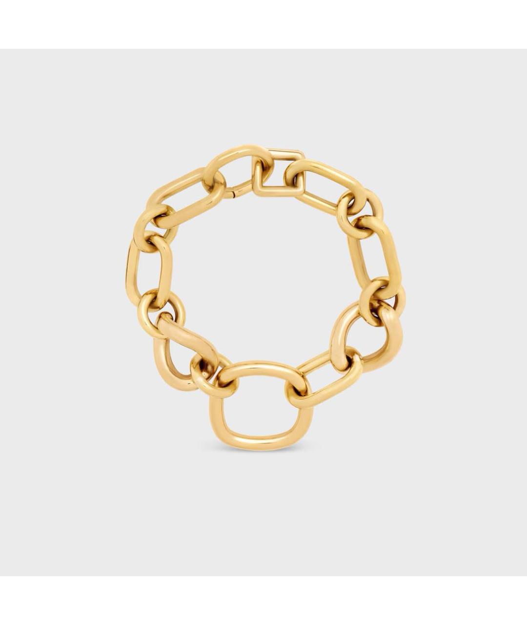 CELINE Золотой латунный браслет, фото 4