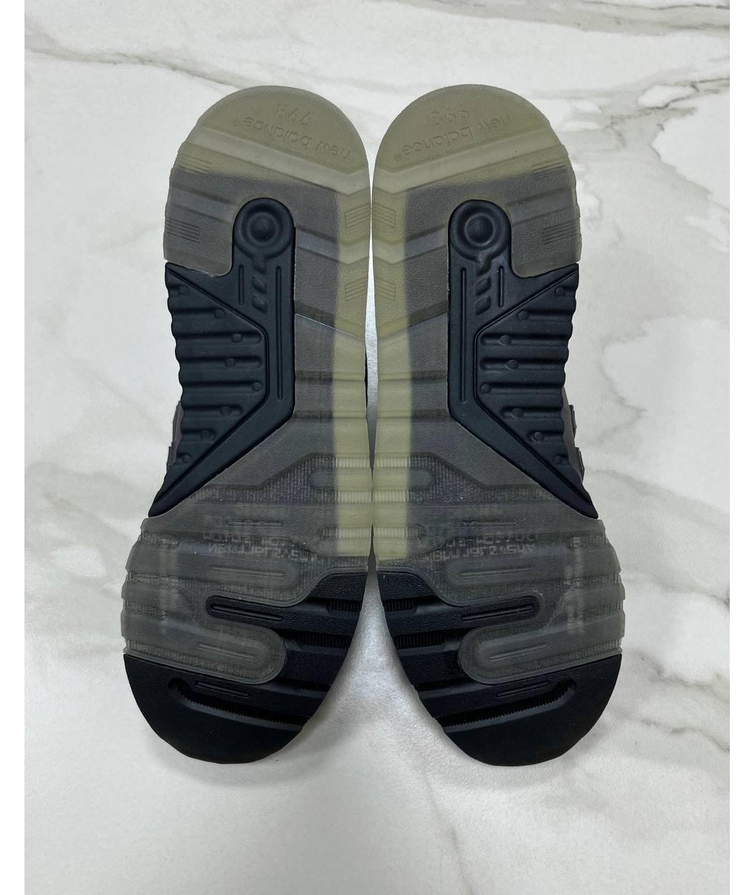 STONE ISLAND Бордовые кожаные низкие кроссовки / кеды, фото 6