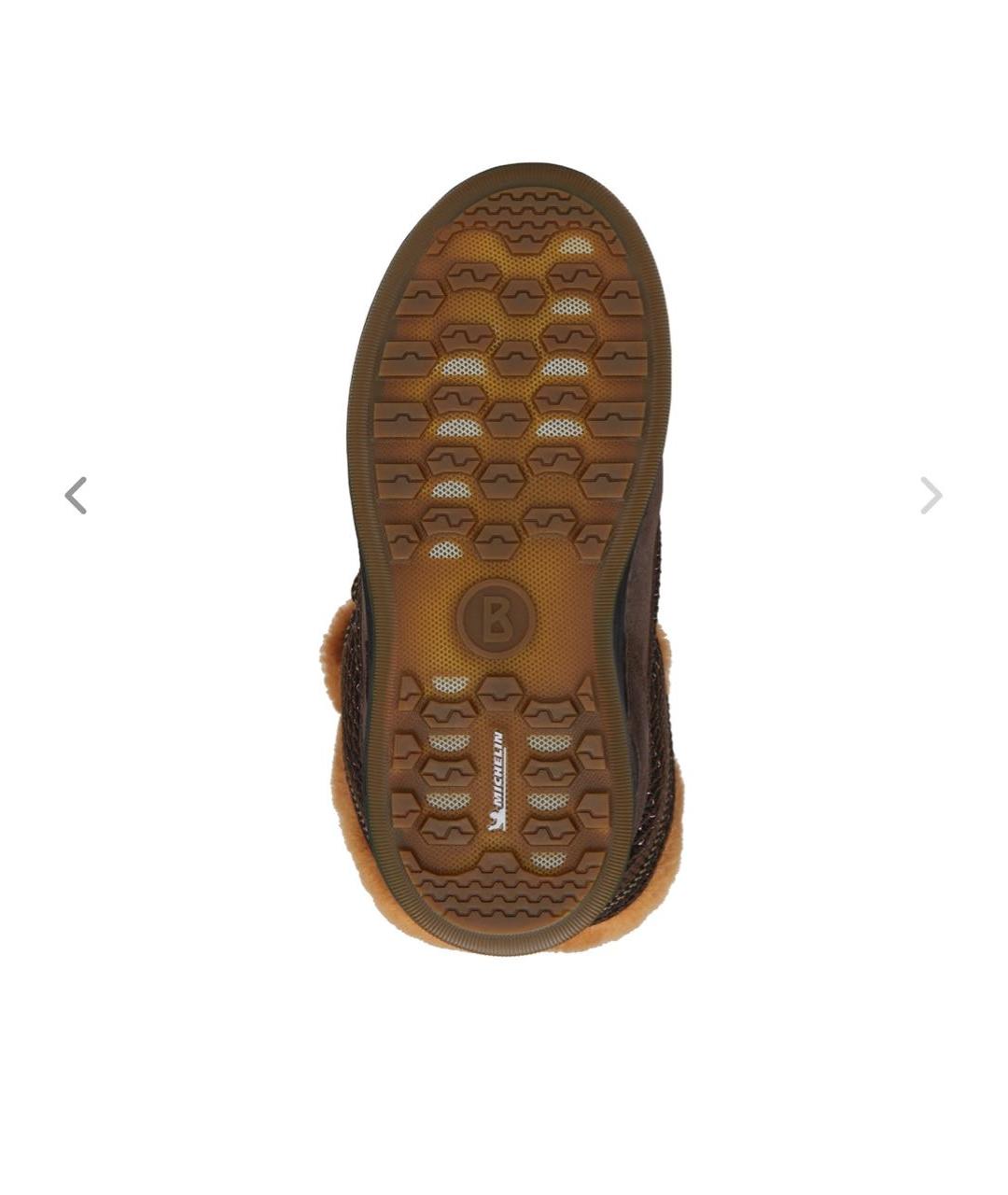 BOGNER Коричневые текстильные полусапоги, фото 4