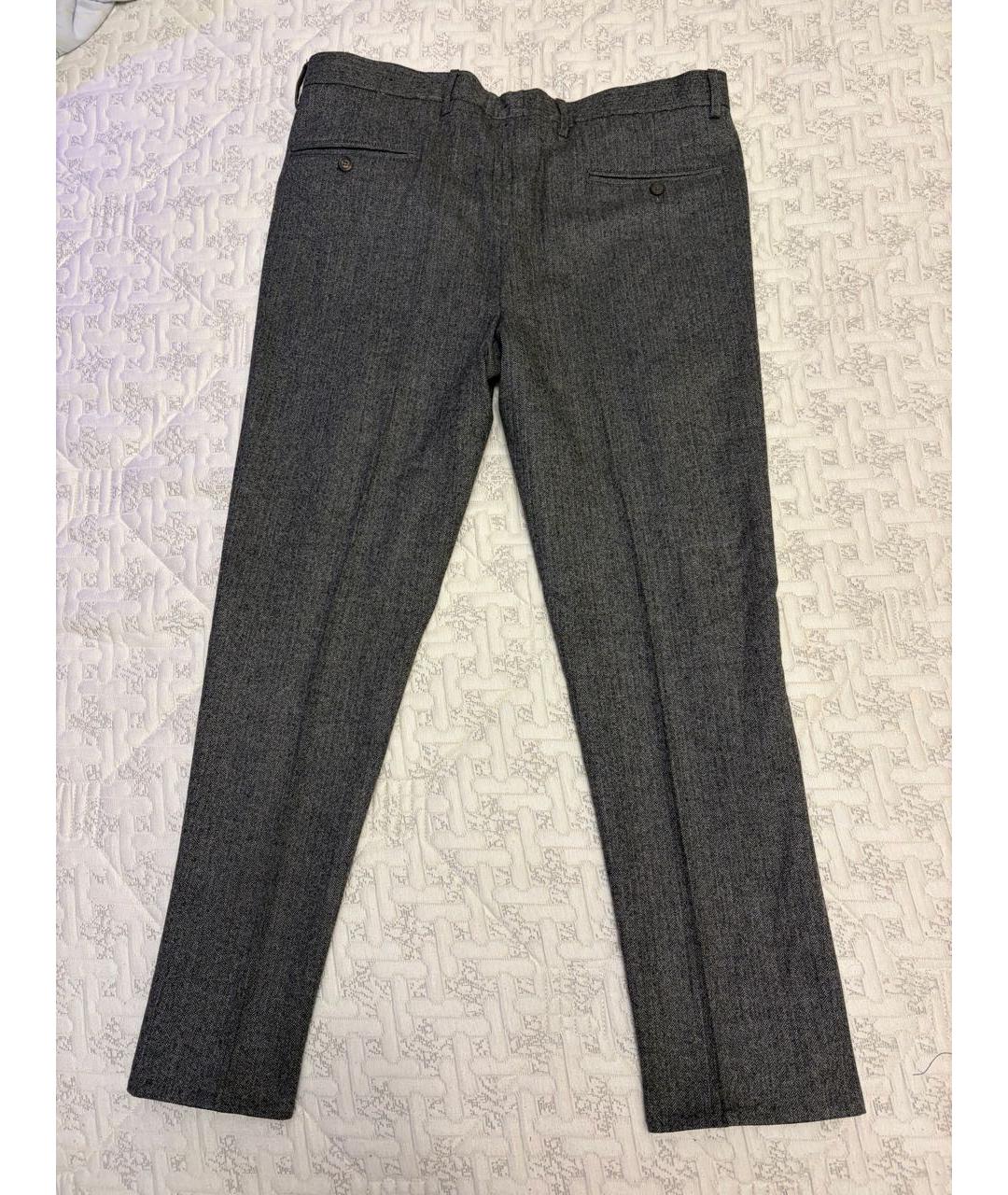 BRUNELLO CUCINELLI Серый классический костюм, фото 7