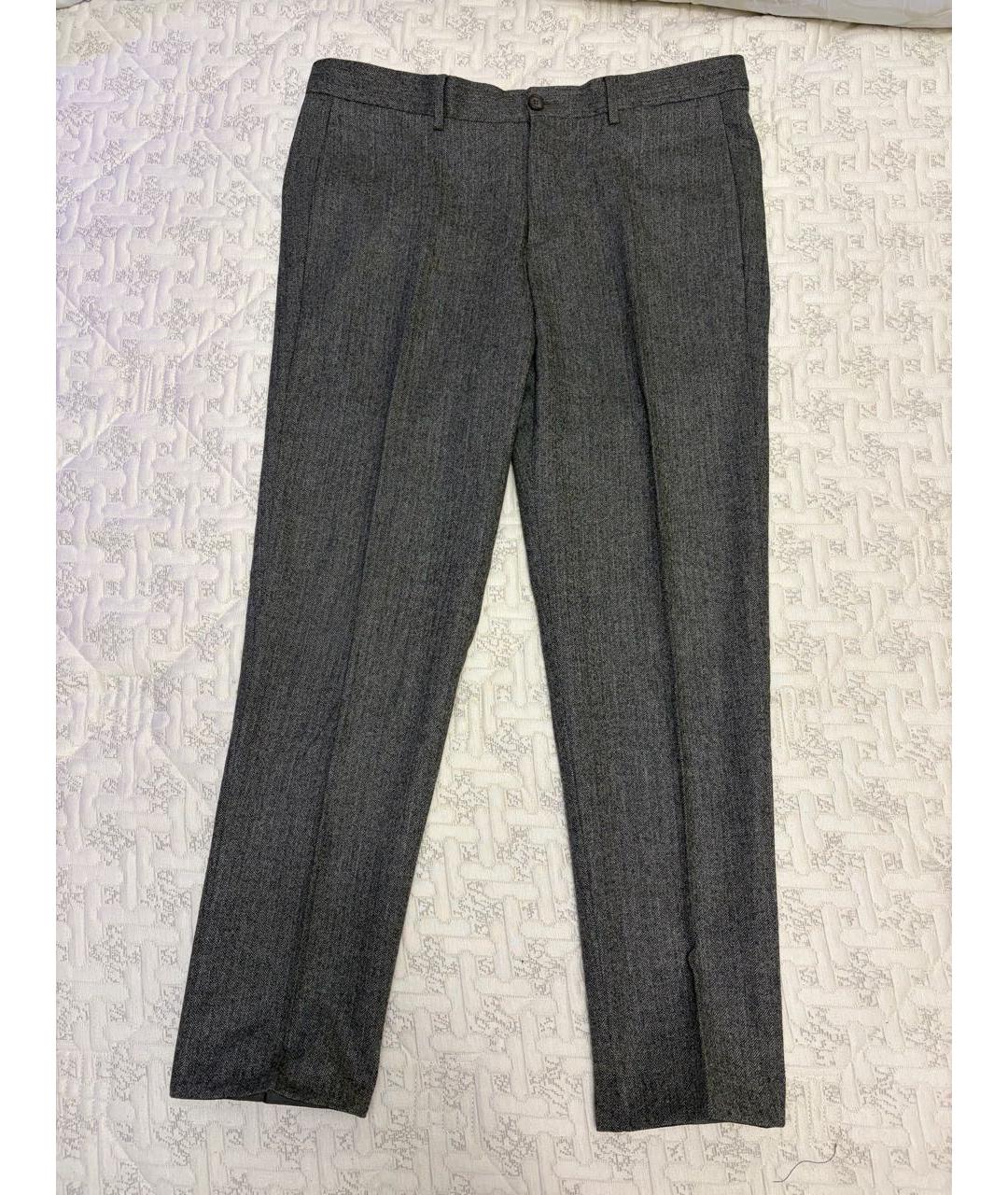 BRUNELLO CUCINELLI Серый классический костюм, фото 2