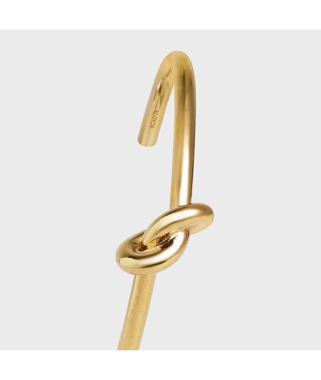 CELINE Золотой латунный браслет, фото 2