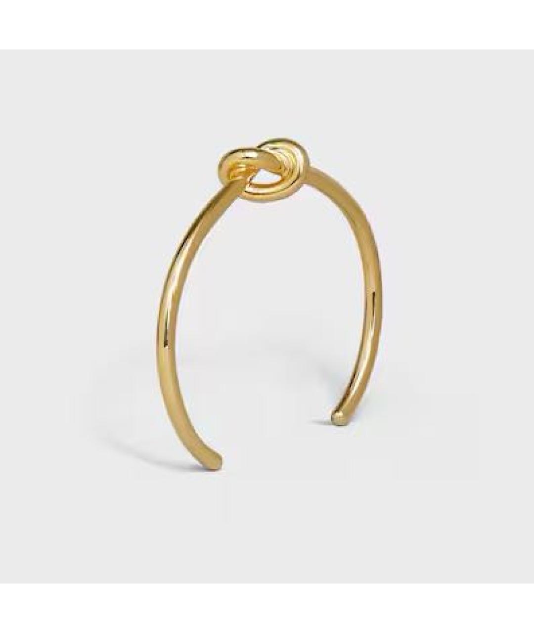 CELINE Золотой латунный браслет, фото 3