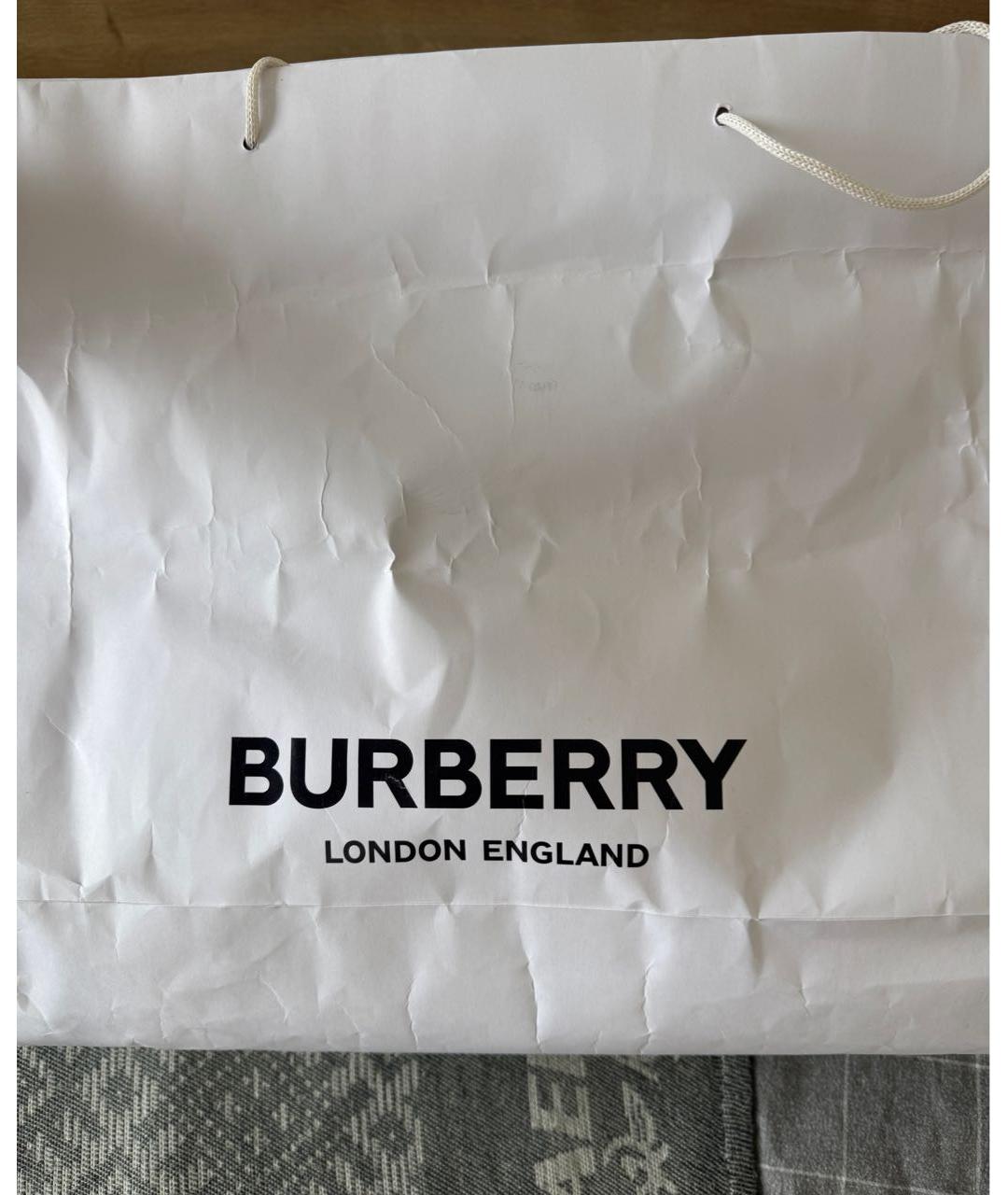 BURBERRY Синий шерстяной джемпер / свитер, фото 5