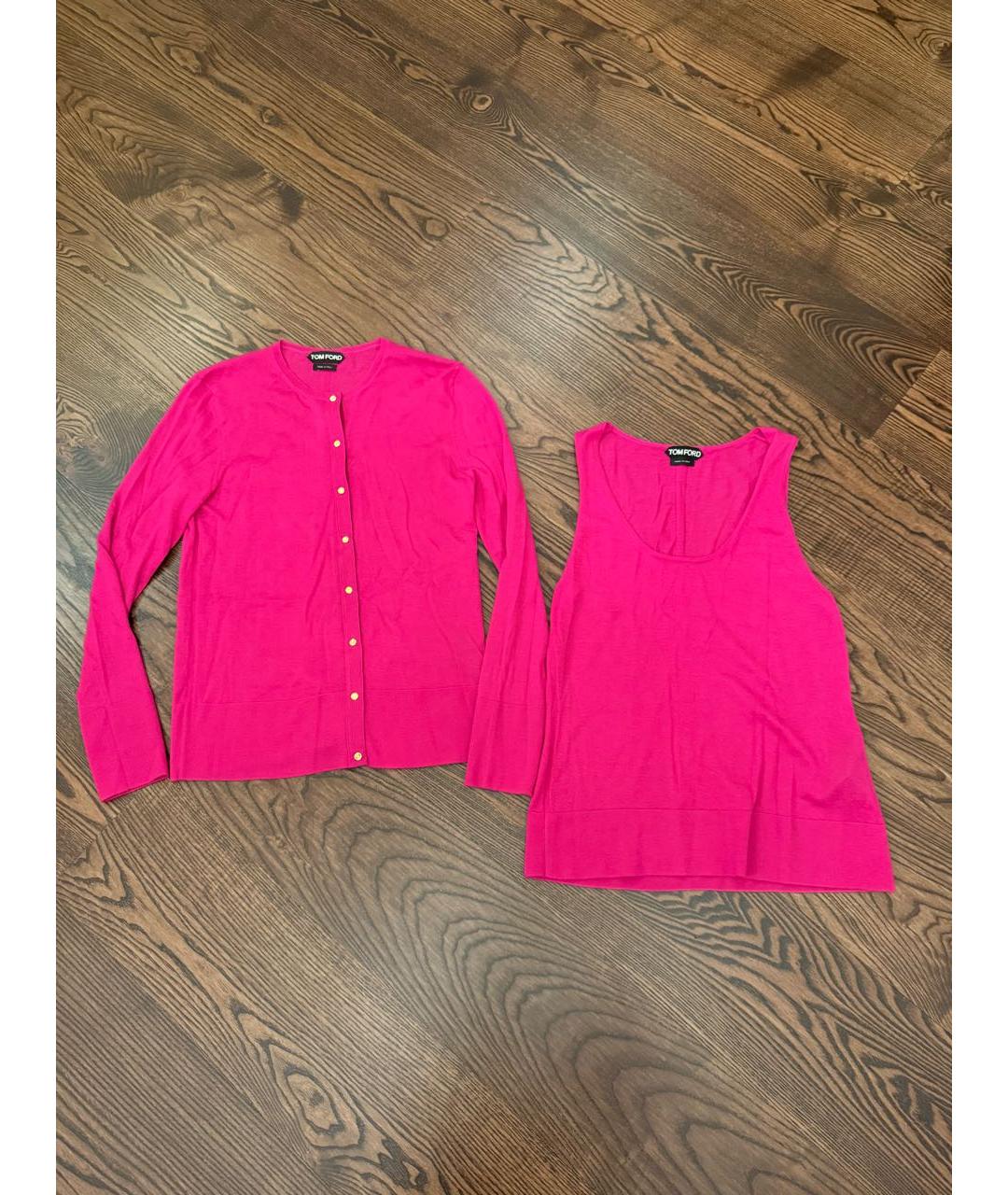 TOM FORD Фуксия кашемировый кардиган, фото 6