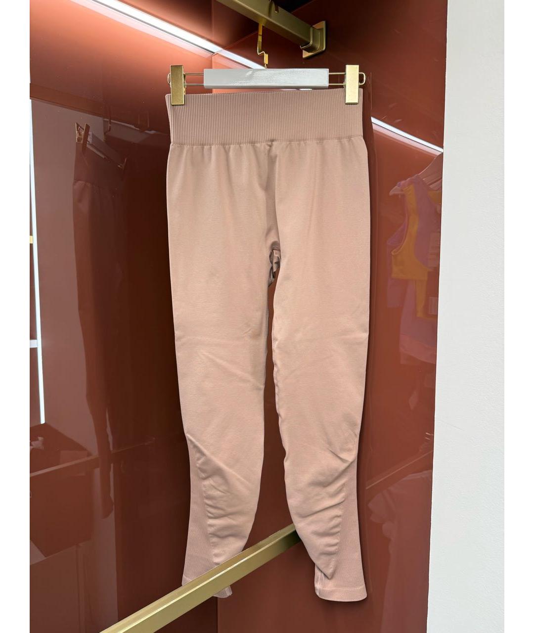 CELINE Розовые полиамидовые спортивные брюки и шорты, фото 7