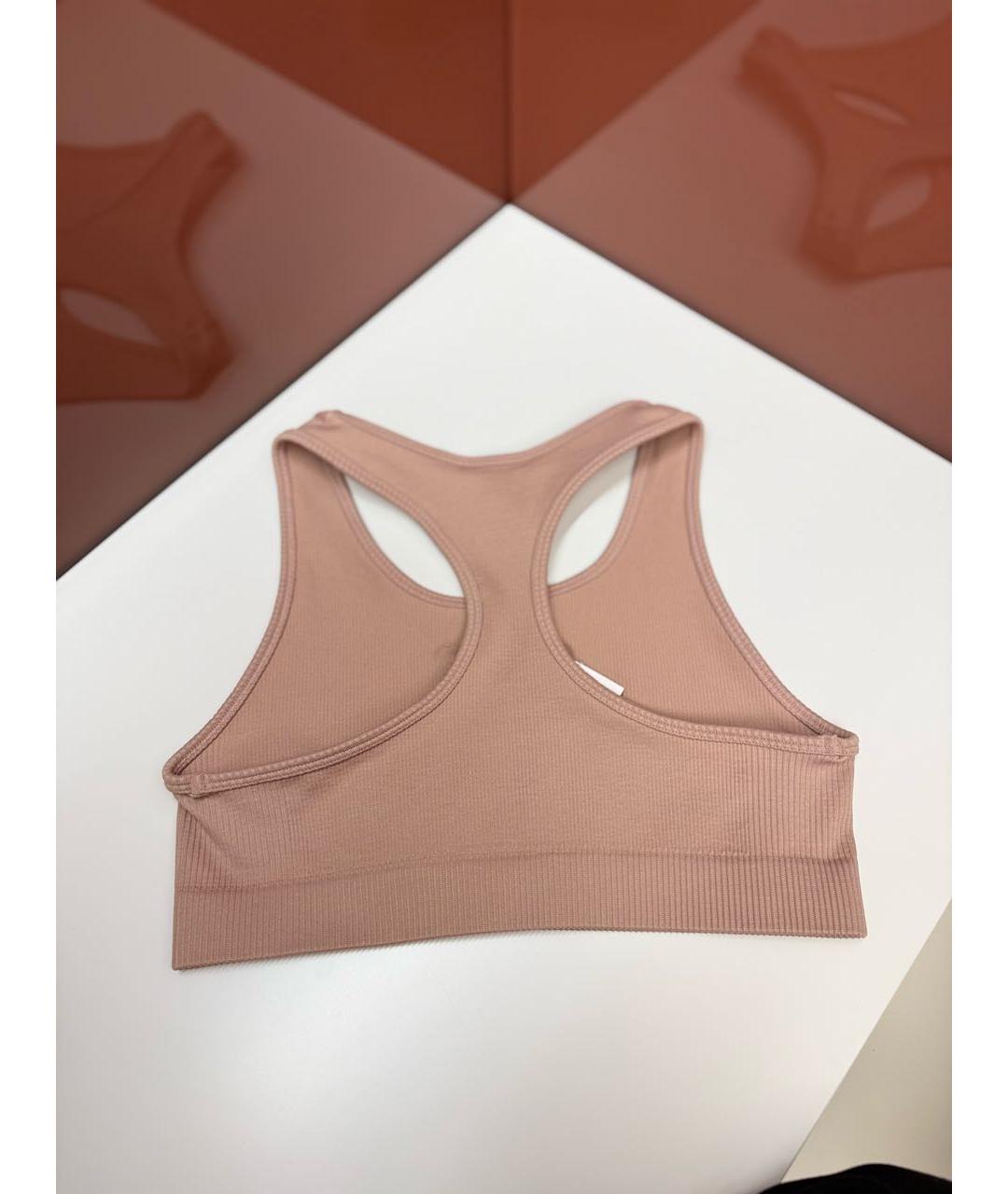 CELINE Розовая полиамидовая майка, фото 3