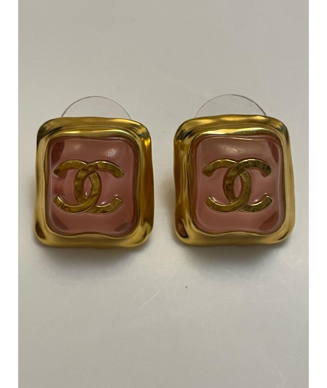 CHANEL Золотые серьги, фото 5