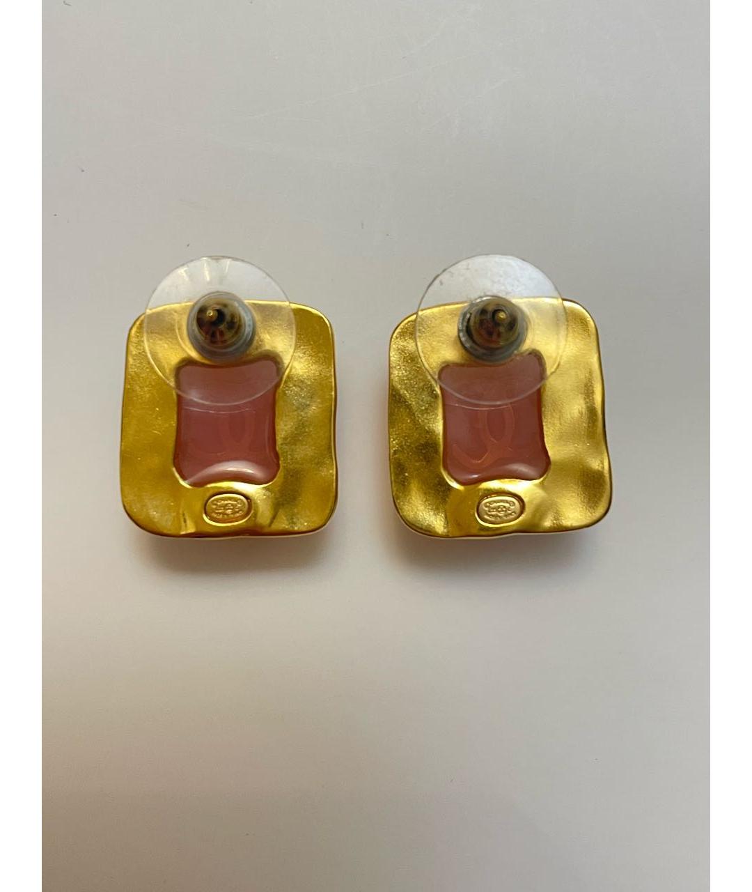 CHANEL Золотые серьги, фото 2