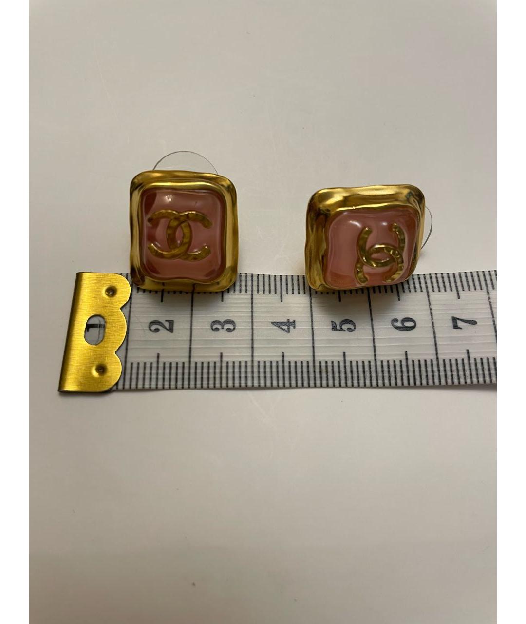 CHANEL Золотые серьги, фото 4
