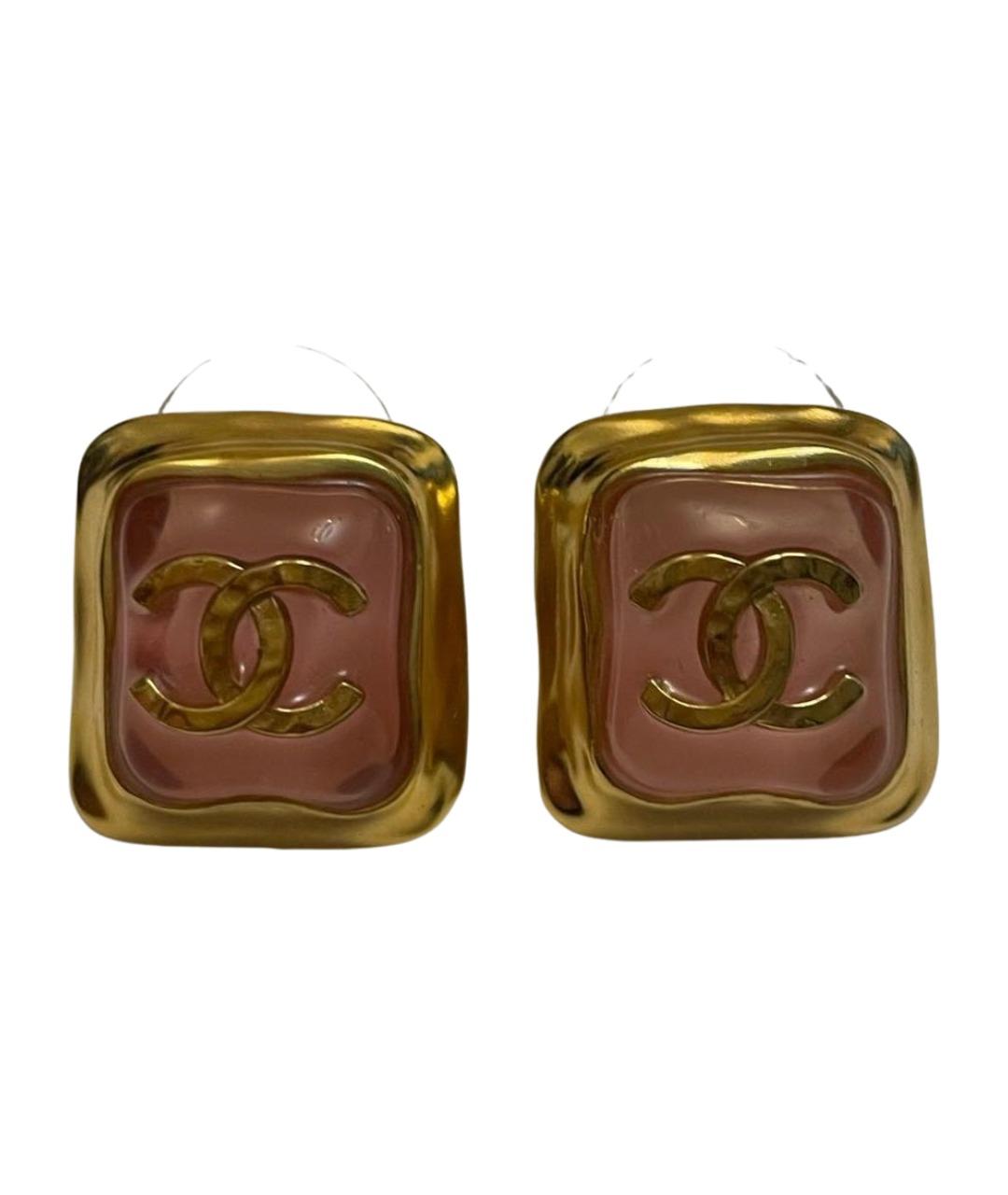 CHANEL Золотые серьги, фото 1